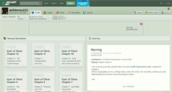 Desktop Screenshot of anihimrox222.deviantart.com