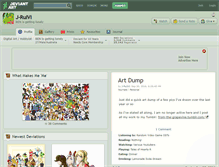 Tablet Screenshot of j-ruivi.deviantart.com