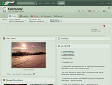Tablet Screenshot of fallenastray.deviantart.com