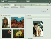 Tablet Screenshot of inconditis.deviantart.com