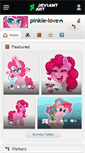 Mobile Screenshot of pinkie-love.deviantart.com