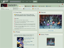 Tablet Screenshot of chaogarden.deviantart.com