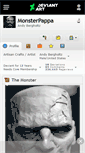 Mobile Screenshot of monsterpappa.deviantart.com