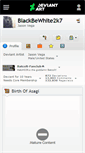 Mobile Screenshot of blackbewhite2k7.deviantart.com