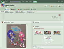 Tablet Screenshot of mandurpandurrr.deviantart.com