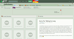 Desktop Screenshot of hellfireshadow.deviantart.com