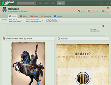 Tablet Screenshot of hallspace.deviantart.com