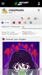 Mobile Screenshot of crazykisuke.deviantart.com