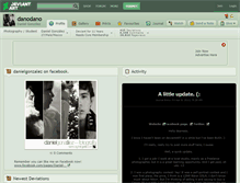 Tablet Screenshot of danodano.deviantart.com