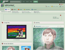 Tablet Screenshot of halfelvenbard.deviantart.com
