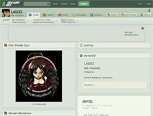 Tablet Screenshot of laszio.deviantart.com