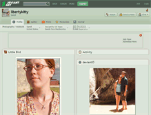 Tablet Screenshot of libertykitty.deviantart.com