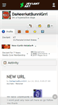 Mobile Screenshot of dameerkatbunnigrrl.deviantart.com