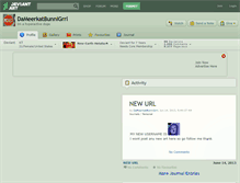 Tablet Screenshot of dameerkatbunnigrrl.deviantart.com