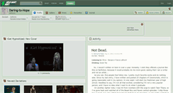 Desktop Screenshot of daring-to-hope.deviantart.com