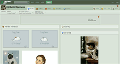 Desktop Screenshot of kikidemontparnasse.deviantart.com