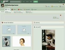 Tablet Screenshot of kikidemontparnasse.deviantart.com