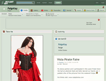 Tablet Screenshot of paigekay.deviantart.com