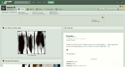 Desktop Screenshot of macer18.deviantart.com