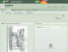 Tablet Screenshot of haraldelsen.deviantart.com