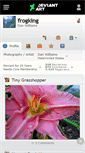 Mobile Screenshot of frogking.deviantart.com