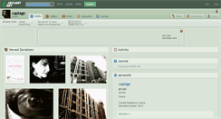 Desktop Screenshot of captage.deviantart.com