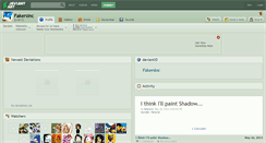 Desktop Screenshot of fakersinc.deviantart.com