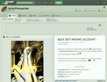 Tablet Screenshot of gothicprincessyaoi.deviantart.com