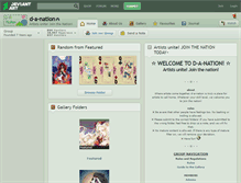 Tablet Screenshot of d-a-nation.deviantart.com