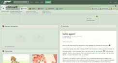 Desktop Screenshot of cyberangel8.deviantart.com