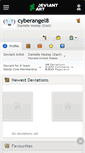 Mobile Screenshot of cyberangel8.deviantart.com