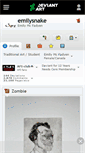 Mobile Screenshot of emilysnake.deviantart.com