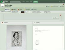 Tablet Screenshot of emilysnake.deviantart.com