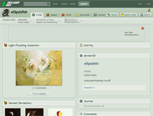 Tablet Screenshot of ellipsisfish.deviantart.com