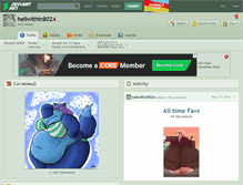 Tablet Screenshot of hellwithin8024.deviantart.com