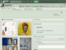 Tablet Screenshot of chay0796.deviantart.com
