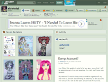 Tablet Screenshot of aishelmist.deviantart.com