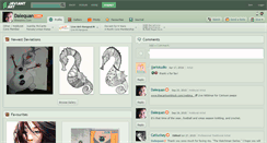 Desktop Screenshot of dalequan.deviantart.com