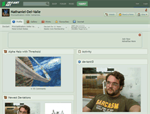 Tablet Screenshot of nathaniel-del-valle.deviantart.com