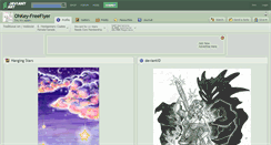 Desktop Screenshot of ohkey-freeflyer.deviantart.com