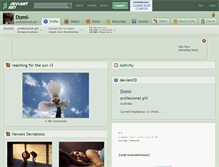 Tablet Screenshot of domi-.deviantart.com