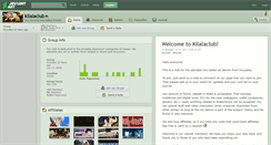 Desktop Screenshot of kilalaclub.deviantart.com