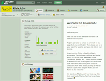 Tablet Screenshot of kilalaclub.deviantart.com