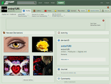 Tablet Screenshot of extrayuri.deviantart.com