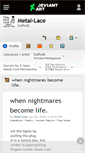 Mobile Screenshot of metal-lace.deviantart.com