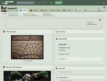 Tablet Screenshot of keansirt.deviantart.com