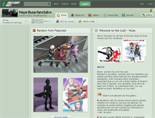 Tablet Screenshot of haya-busa-fanclub.deviantart.com