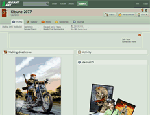 Tablet Screenshot of kitsune-2077.deviantart.com
