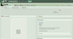 Desktop Screenshot of kroana.deviantart.com
