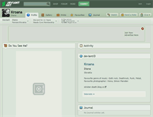 Tablet Screenshot of kroana.deviantart.com